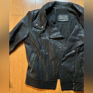 Mackage x Aritzia Leather moto jacket size S
